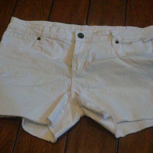 New Kut from the Kloth Gidget Fray White Denim